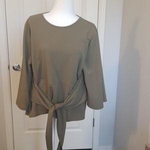 Boohoo Tie Blouse